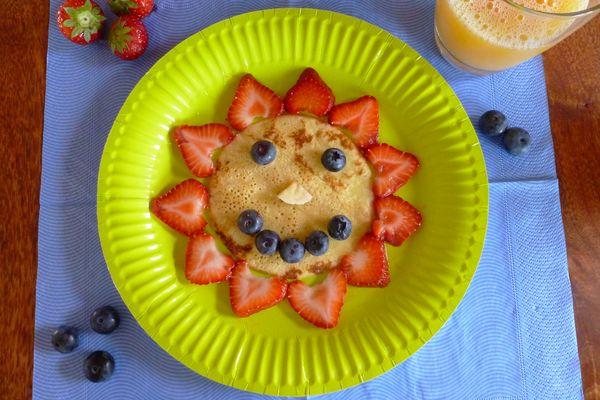 Receta de panqueques con babina Plus.